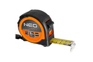 Neo mérőszalag 8 m/25 mm mágneses